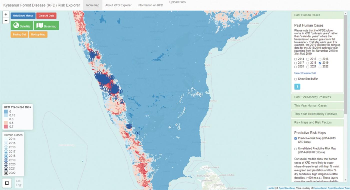 Kyasanur Forest Disease Risk Explorer image